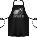 Dont Bager Me Funny Quote Cotton Apron 100% Organic Black