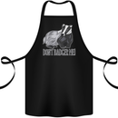 Dont Bager Me Funny Quote Cotton Apron 100% Organic Black