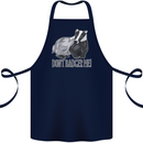 Dont Bager Me Funny Quote Cotton Apron 100% Organic Navy Blue