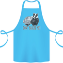 Dont Bager Me Funny Quote Cotton Apron 100% Organic Turquoise