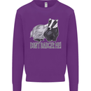 Dont Bager Me Funny Quote Kids Sweatshirt Jumper Purple