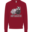 Dont Bager Me Funny Quote Kids Sweatshirt Jumper Red