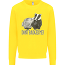 Dont Bager Me Funny Quote Kids Sweatshirt Jumper Yellow