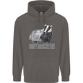 Dont Bager Me Funny Quote Mens 80% Cotton Hoodie Charcoal