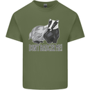 Dont Bager Me Funny Quote Mens Cotton T-Shirt Tee Top Military Green