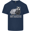 Dont Bager Me Funny Quote Mens Cotton T-Shirt Tee Top Navy Blue