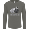 Dont Bager Me Funny Quote Mens Long Sleeve T-Shirt Charcoal