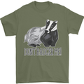 Dont Bager Me Funny Quote Mens T-Shirt 100% Cotton Military Green