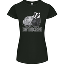 Dont Bager Me Funny Quote Womens Petite Cut T-Shirt Black