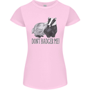 Dont Bager Me Funny Quote Womens Petite Cut T-Shirt Light Pink