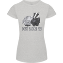 Dont Bager Me Funny Quote Womens Petite Cut T-Shirt Sports Grey