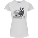 Dont Bager Me Funny Quote Womens Petite Cut T-Shirt White