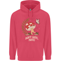 Dont Hate Mate Peace Hippy Toadstool Childrens Kids Hoodie Heliconia