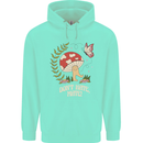 Dont Hate Mate Peace Hippy Toadstool Childrens Kids Hoodie Peppermint
