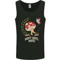Dont Hate Mate Peace Hippy Toadstool Mens Vest Tank Top Black