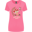 Dont Hate Mate Peace Hippy Toadstool Womens Wider Cut T-Shirt Azalea