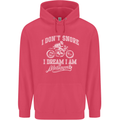 Dont Snore I Dream I'm a Motorcycle Biker Childrens Kids Hoodie Heliconia