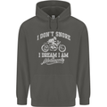 Dont Snore I Dream I'm a Motorcycle Biker Childrens Kids Hoodie Storm Grey