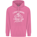 Dont Snore I Dream I'm a Motorcycle Biker Mens 80% Cotton Hoodie Azelea