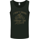 Dont Snore I Dream I'm a Motorcycle Biker Mens Vest Tank Top Black