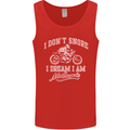 Dont Snore I Dream I'm a Motorcycle Biker Mens Vest Tank Top Red
