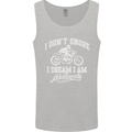 Dont Snore I Dream I'm a Motorcycle Biker Mens Vest Tank Top Sports Grey