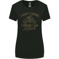 Dont Snore I Dream I'm a Motorcycle Biker Womens Wider Cut T-Shirt Black
