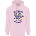 Dont Speak Much Autism Autistic Childrens Kids Hoodie Light Pink