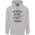 Dont Speak Much Autism Autistic Childrens Kids Hoodie Sports Grey