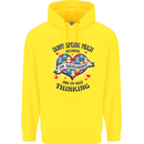 Dont Speak Much Autism Autistic Childrens Kids Hoodie Yellow