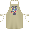 Dont Speak Much Autism Autistic Cotton Apron 100% Organic Khaki