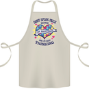 Dont Speak Much Autism Autistic Cotton Apron 100% Organic Natural