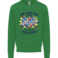 Dont Speak Much Autism Autistic Kids Sweatshirt Jumper Irish Green