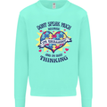 Dont Speak Much Autism Autistic Kids Sweatshirt Jumper Peppermint