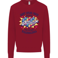 Dont Speak Much Autism Autistic Kids Sweatshirt Jumper Red