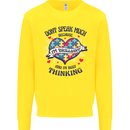 Dont Speak Much Autism Autistic Kids Sweatshirt Jumper Yellow