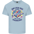 Dont Speak Much Autism Autistic Kids T-Shirt Childrens Light Blue