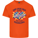 Dont Speak Much Autism Autistic Kids T-Shirt Childrens Orange