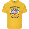 Dont Speak Much Autism Autistic Kids T-Shirt Childrens Yellow