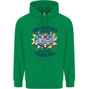 Dont Speak Much Autism Autistic Mens 80% Cotton Hoodie Irish Green