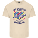 Dont Speak Much Autism Autistic Mens Cotton T-Shirt Tee Top Natural
