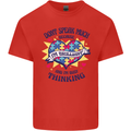 Dont Speak Much Autism Autistic Mens Cotton T-Shirt Tee Top Red