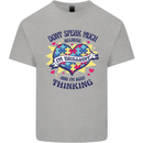 Dont Speak Much Autism Autistic Mens Cotton T-Shirt Tee Top Sports Grey