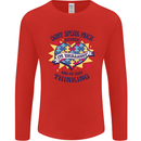 Dont Speak Much Autism Autistic Mens Long Sleeve T-Shirt Red