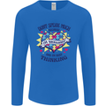 Dont Speak Much Autism Autistic Mens Long Sleeve T-Shirt Royal Blue