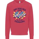 Dont Speak Much Autism Autistic Mens Sweatshirt Jumper Heliconia