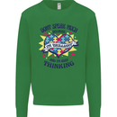 Dont Speak Much Autism Autistic Mens Sweatshirt Jumper Irish Green