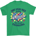 Dont Speak Much Autism Autistic Mens T-Shirt 100% Cotton Irish Green