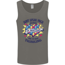Dont Speak Much Autism Autistic Mens Vest Tank Top Charcoal