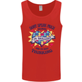Dont Speak Much Autism Autistic Mens Vest Tank Top Red